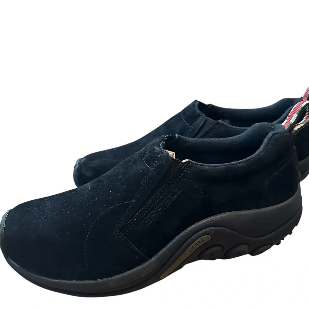 Merrell J60825 Jungle Moc Men's Slip-On Shoes - Midnight Leather, 11 US